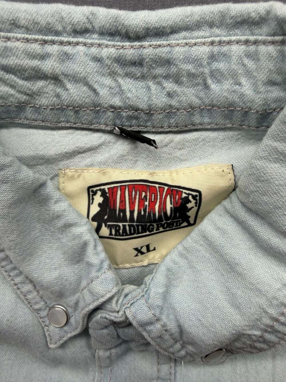 Maverick TP Sturgis 2025 85th Anniversary Motorcycle Rally Denim Cut-Off Shirt - Picture 2 of 7